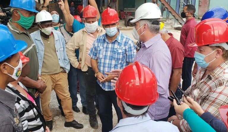 Encabeza Díaz-Canel visita gubernamental a Matanzas. Foto tomada de Presidencia Cuba