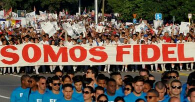 Fidel en el pueblo de Cuba