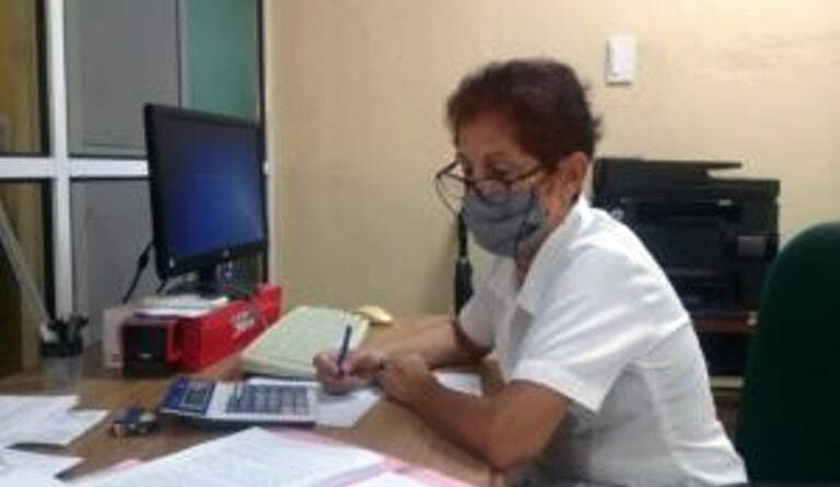 Directora del Banco Popular de Ahorro en Jaruco