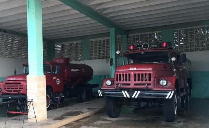 Comando de Bomberos número ocho de Jaruco. Foto Yainely Guerra