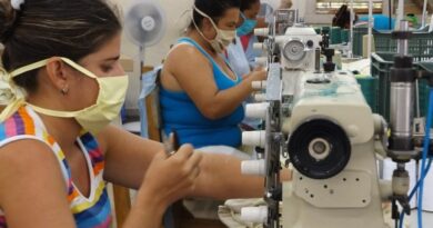 Talleres de confecciones textiles de Tumba Cuatro, en Jaruco . Foto Anelis Díaz