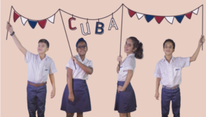Diseño del uniforme Secundaria Básica. Foto Empresa Confecciones Tropicales