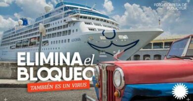 Cuba vs Bloqueo. Foto tomada de Prensa Latina