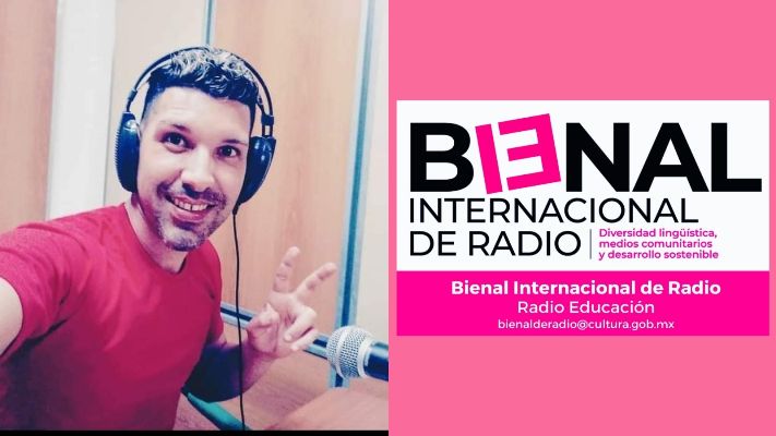 Yuniel Rodríguez Chávez periodista, guionista, locutor, director de programas, actor y realizador de sonido de Radio Jaruco