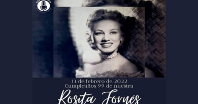 Rosita Fornés. Foto Radio Jaruco