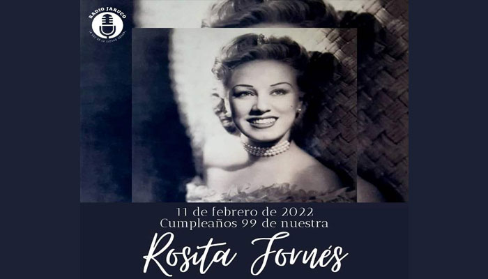 Rosita Fornés. Foto Radio Jaruco