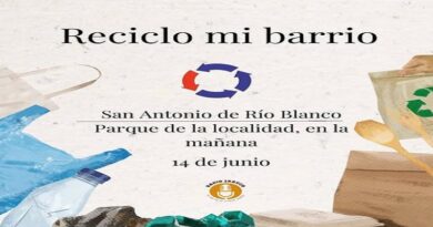 San Antonio de Río Blanco: Realizarán ‘Reciclo mi barrio