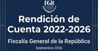 Destaca Fiscalía rendición de cuenta ante Consejo de Estado sobre Ley 160
